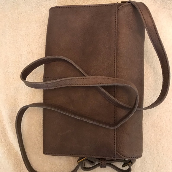 Margot Brown Genuine Leather Crossbody Bag - Picture 10 of 16